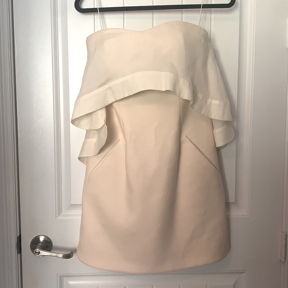 Antonio Berardi Ivory Cocktail Dress, 44
